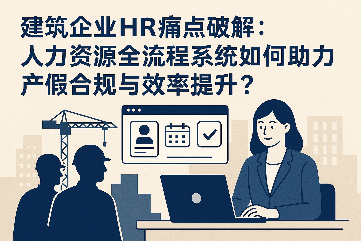 建筑企业HR痛点破解:人力资源全流程系统如何助力产假合规与效率提升?