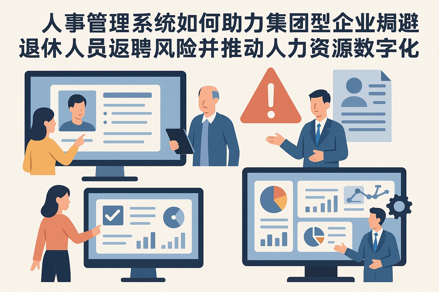 人事管理系统如何助力集团型企业规避退休人员返聘风险并推动人力资源数字化转型