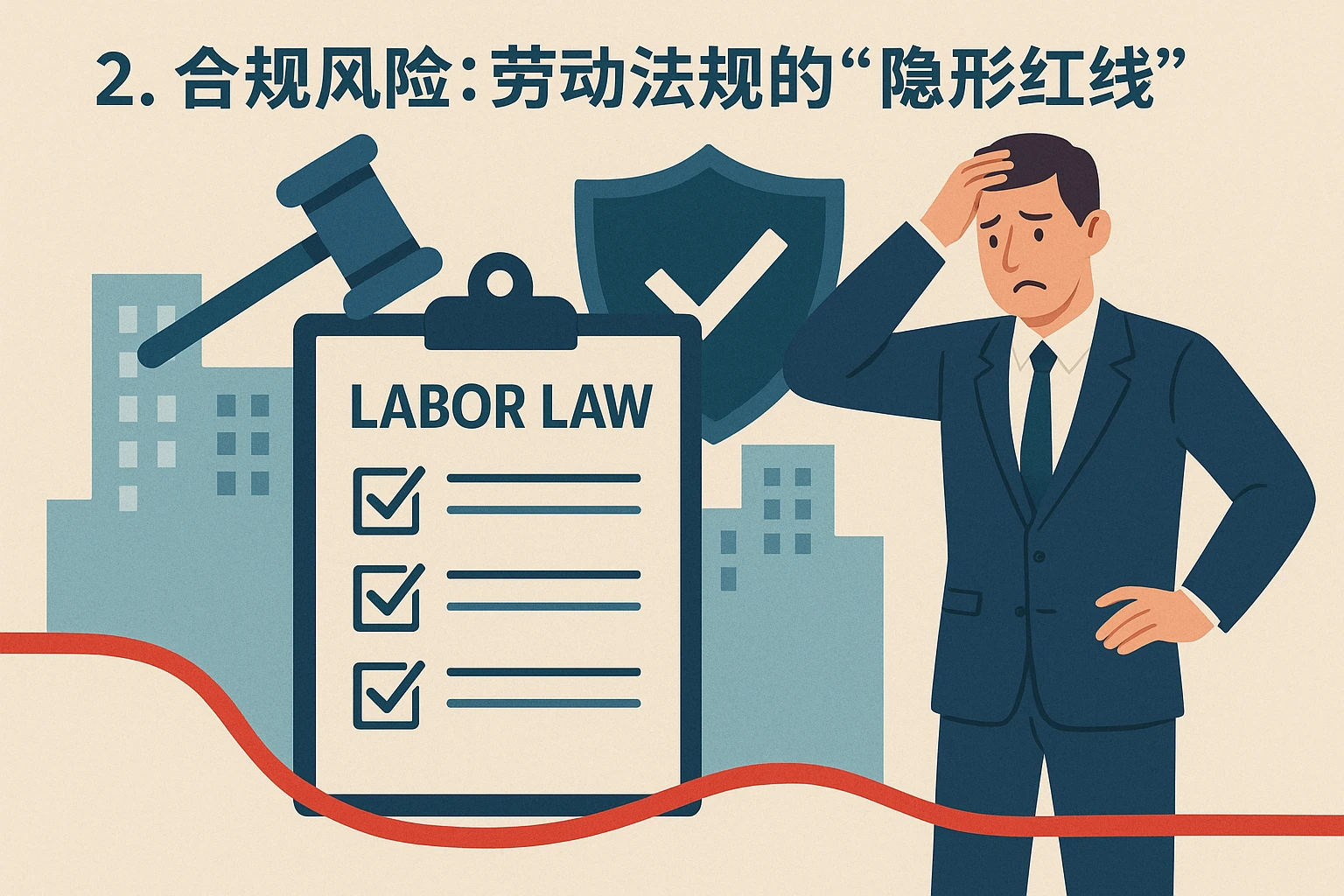 2. 合规风险:劳动法规的“隐形红线”