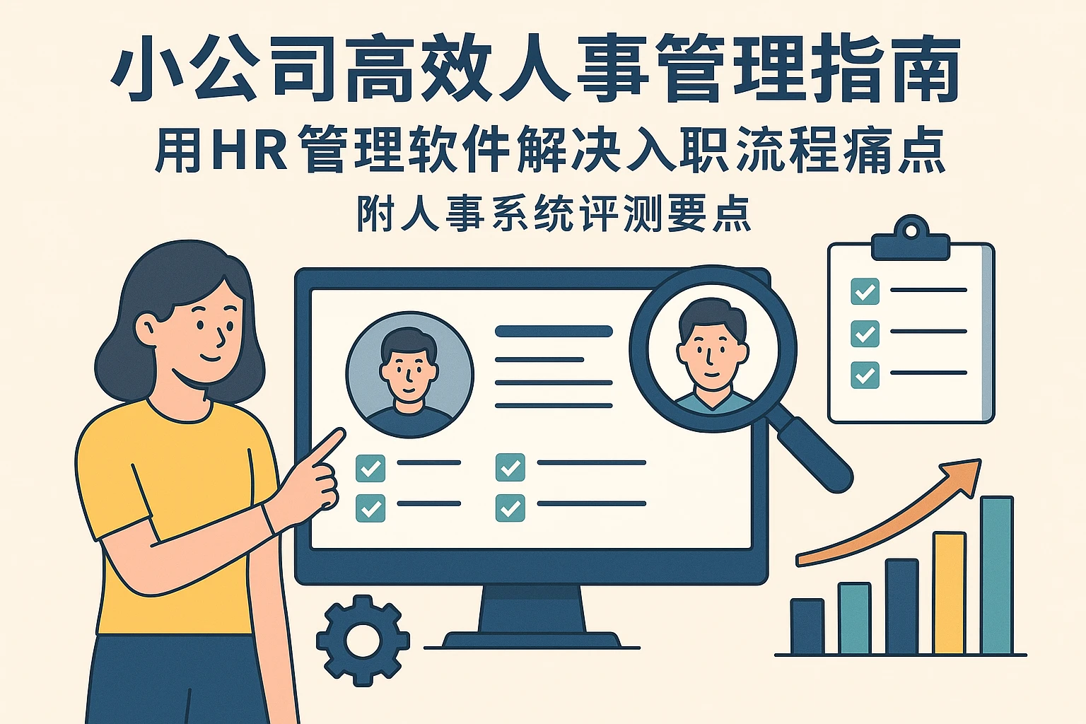 小公司高效人事管理指南:用HR管理软件解决入职流程痛点,附人事系统评测要点
