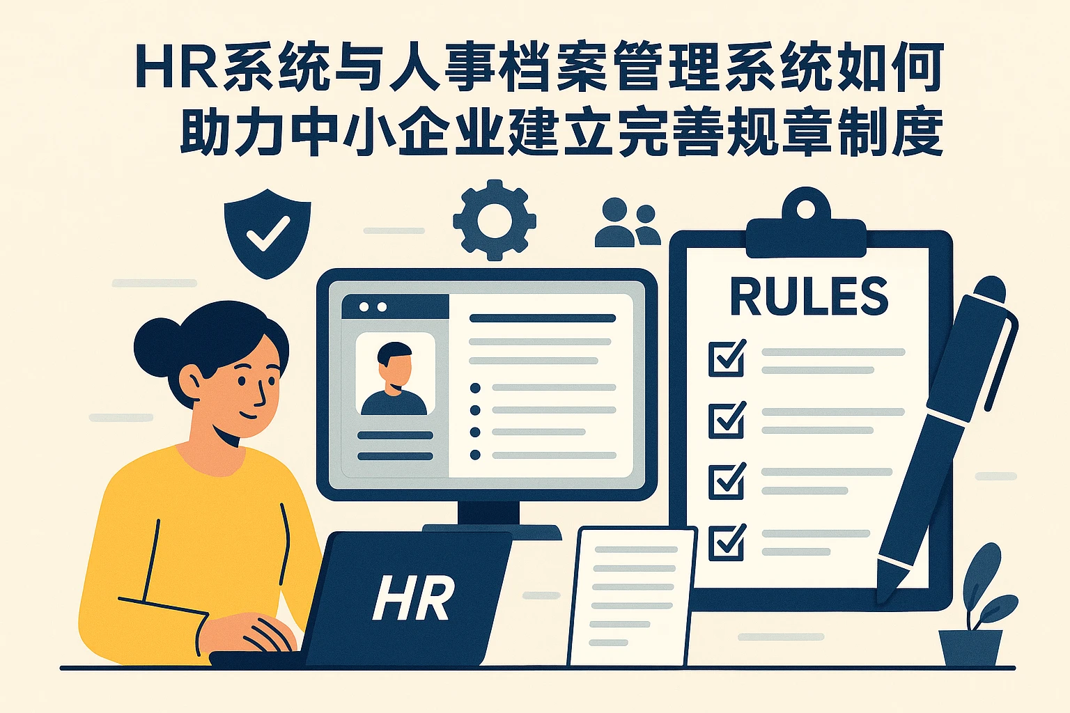 HR系统与人事档案管理系统如何助力中小企业建立完善规章制度