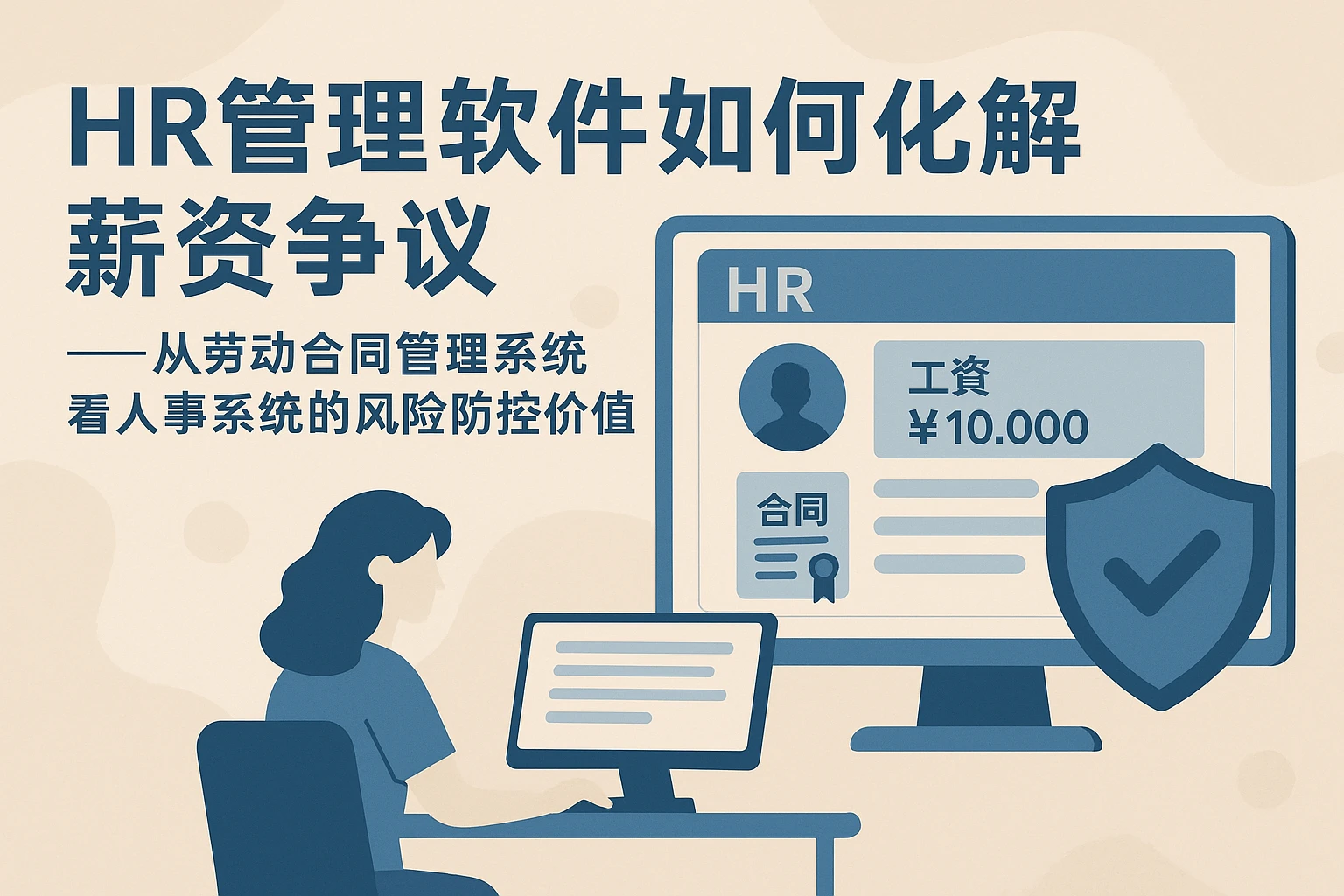 HR管理软件如何化解薪资争议？——从劳动合同管理系统看人事系统的风险防控价值