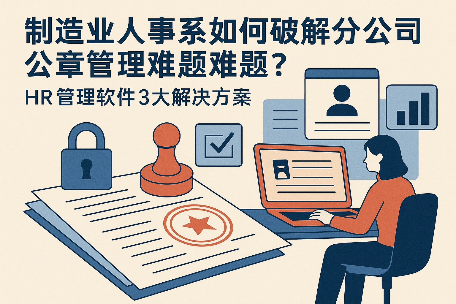 制造业人事系统如何破解分公司公章管理难题?HR管理软件的3大解决方案