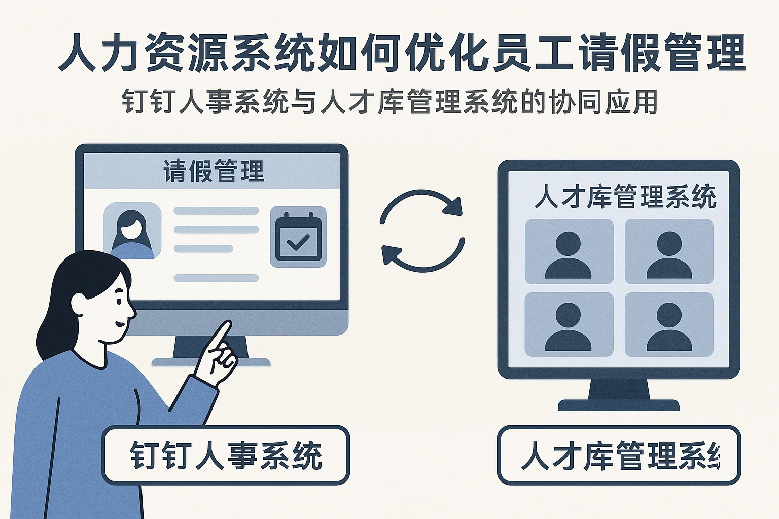 人力资源系统如何优化员工请假管理:钉钉人事系统与人才库管理系统的协同应用