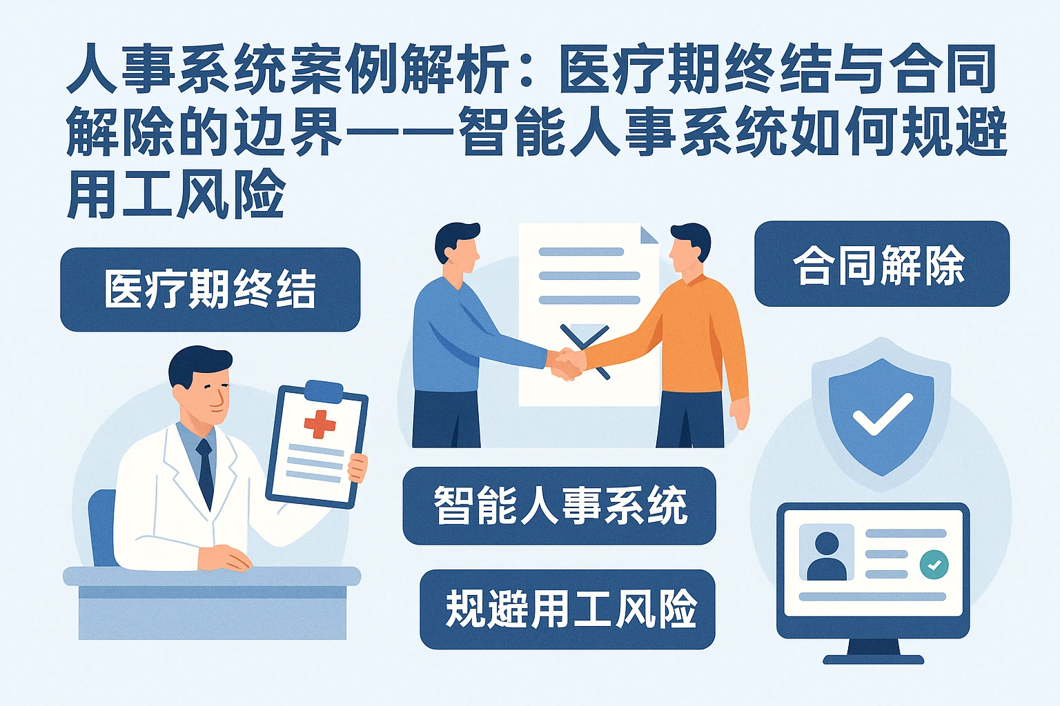 人事系统案例解析:医疗期终结与合同解除的边界——智能人事系统如何规避用工风险