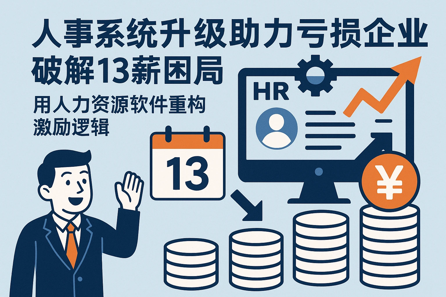 人事系统升级助力亏损企业破解13薪困局：用人力资源软件重构激励逻辑