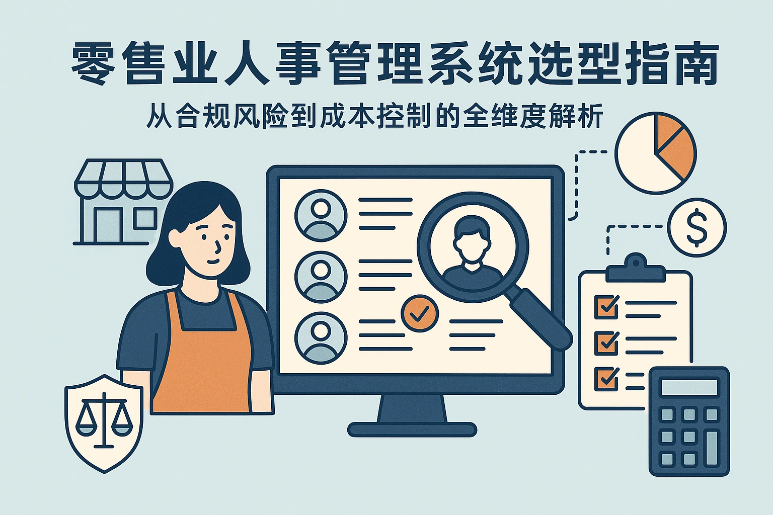 零售业人事管理系统选型指南:从合规风险到成本控制的全维度解析