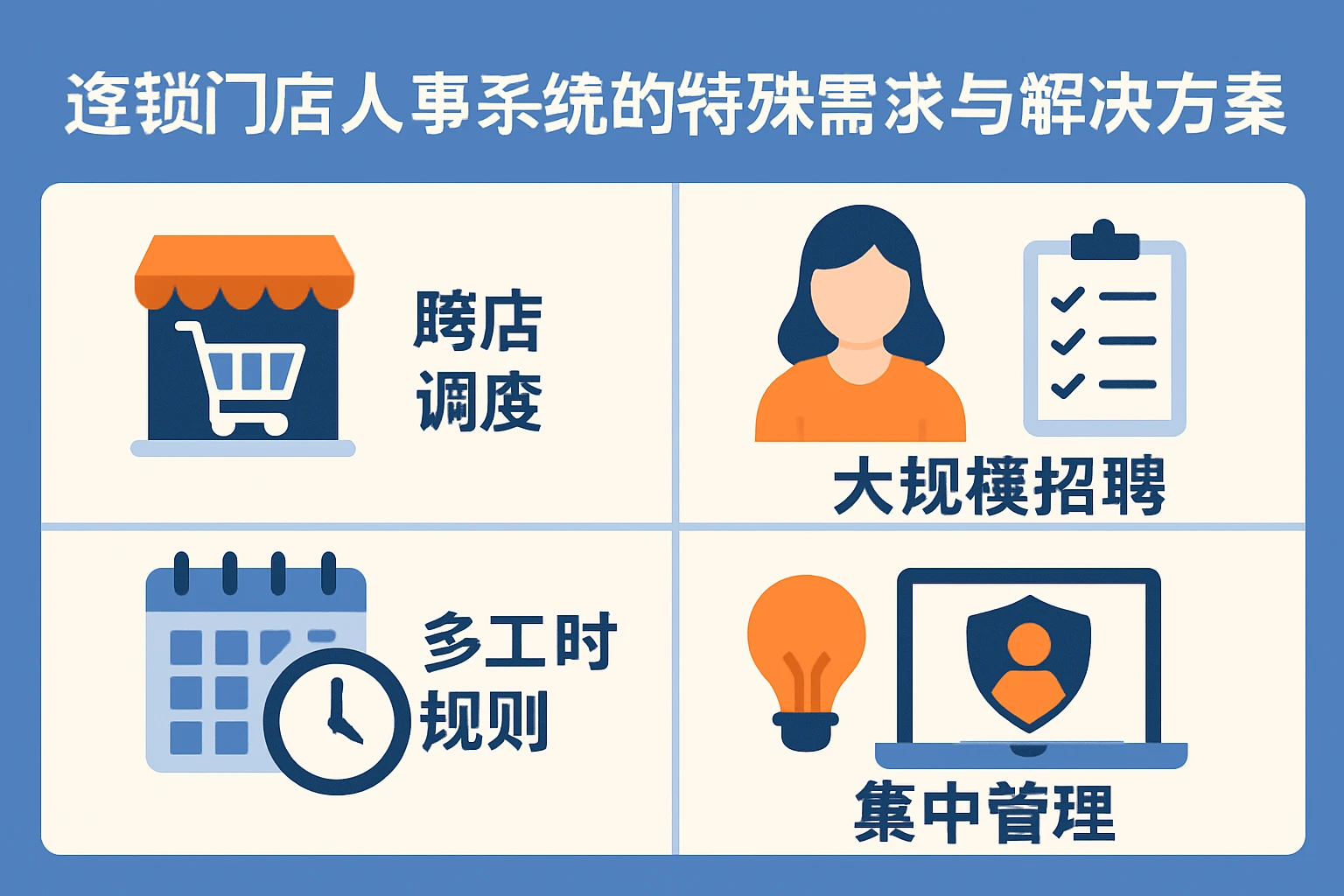 连锁门店人事系统的特殊需求与解决方案