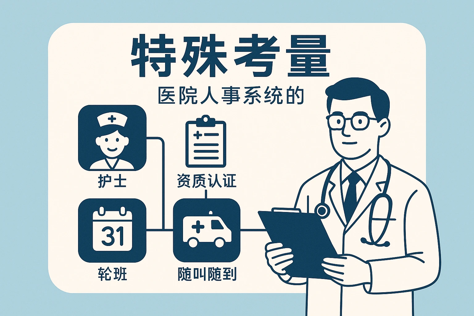 医院人事系统的特殊考量