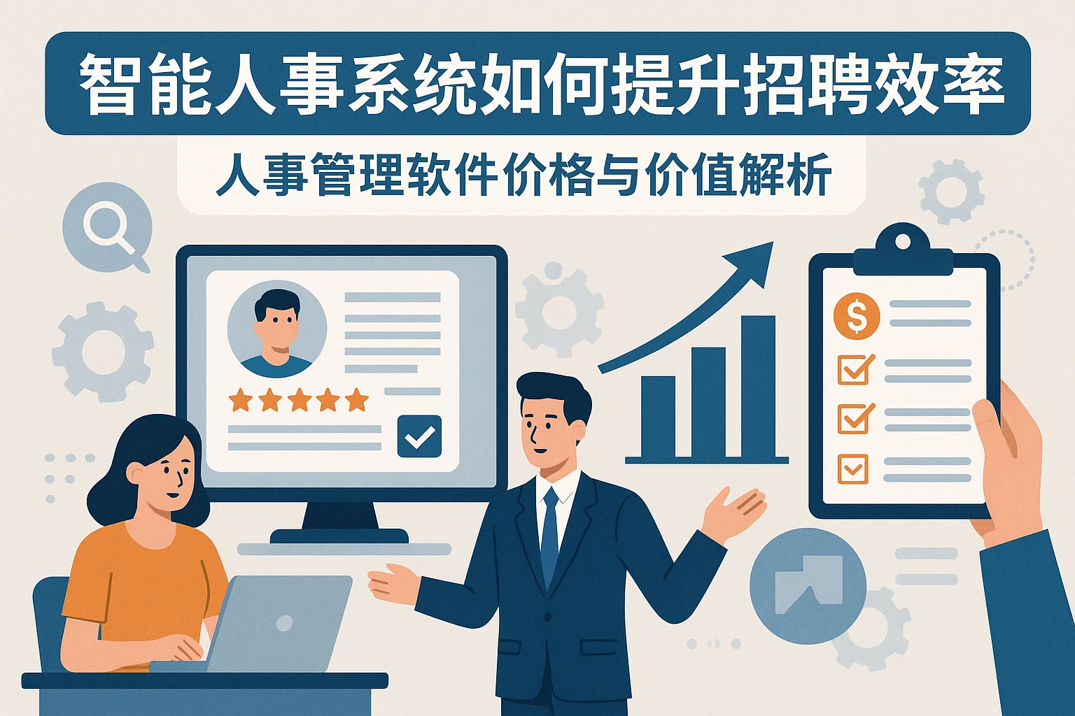 智能人事系统如何提升招聘效率：人事管理软件价格与价值解析