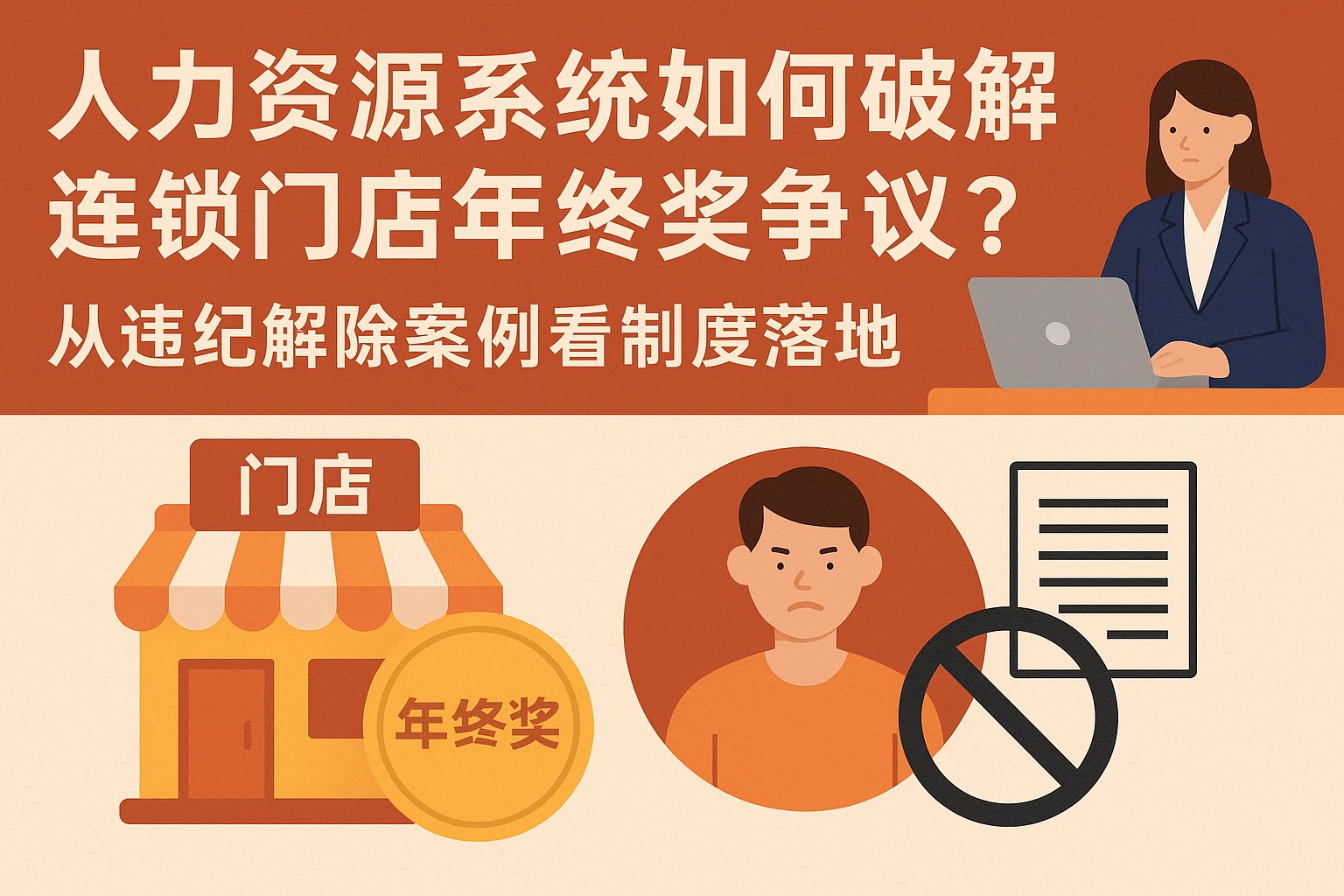 人力资源系统如何破解连锁门店年终奖争议？从违纪解除案例看制度落地