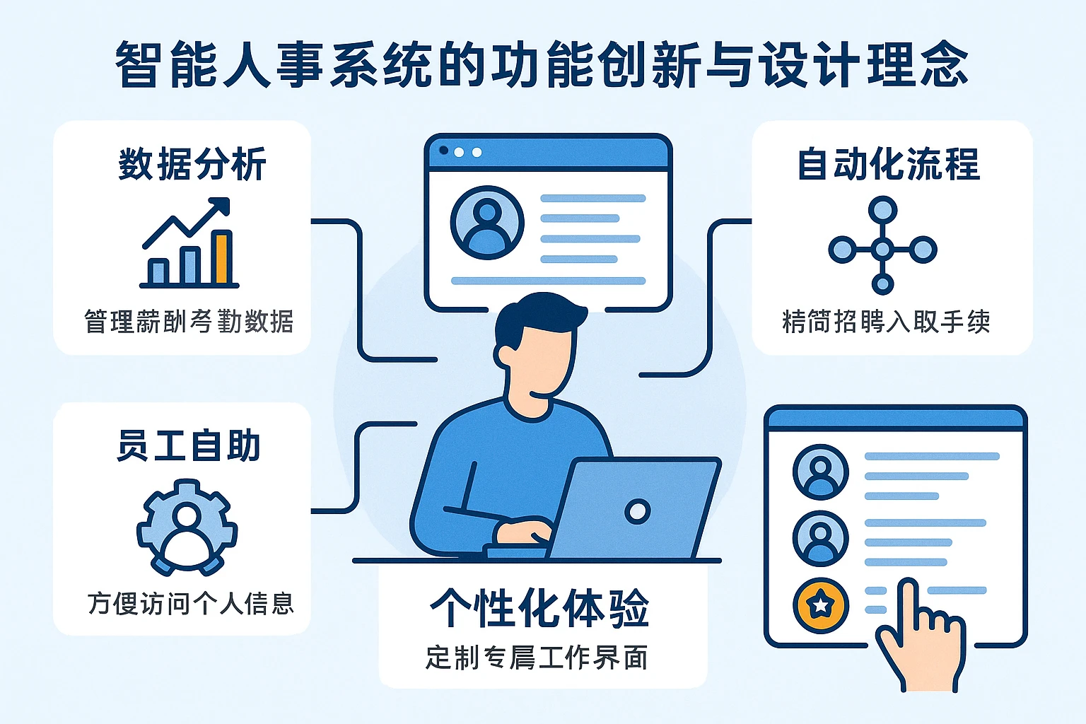 智能人事系统的功能创新与设计理念