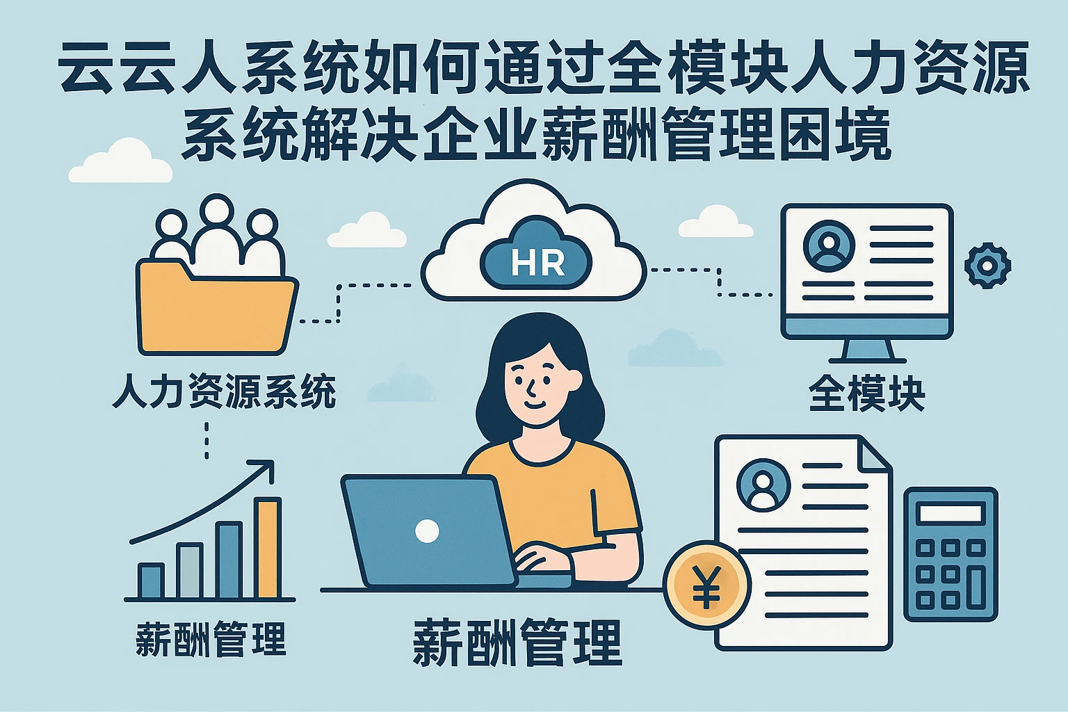 云人事系统如何通过全模块人力资源系统解决企业薪酬管理困境
