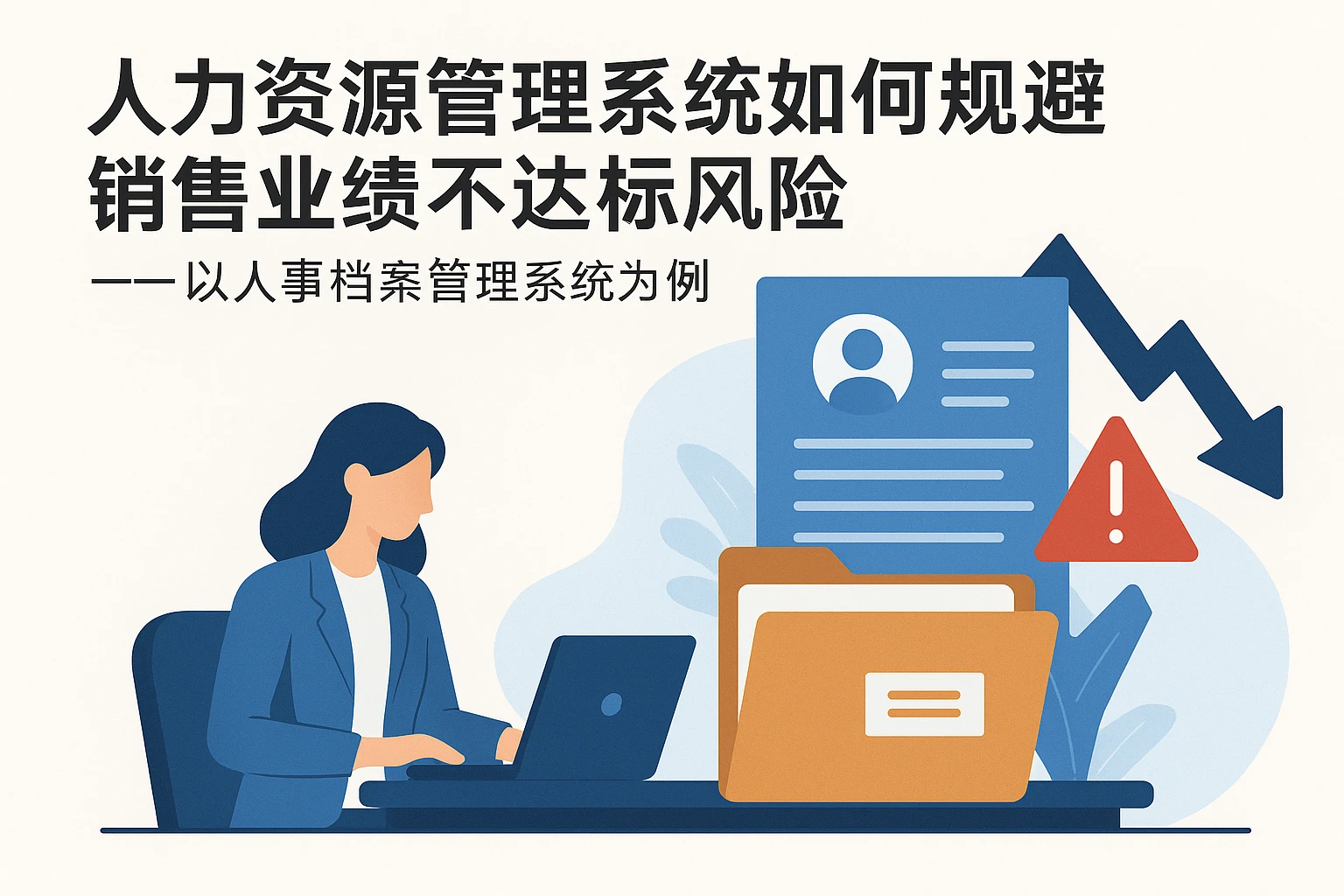 人力资源管理系统如何规避销售业绩不达标风险——以人事档案管理系统为例