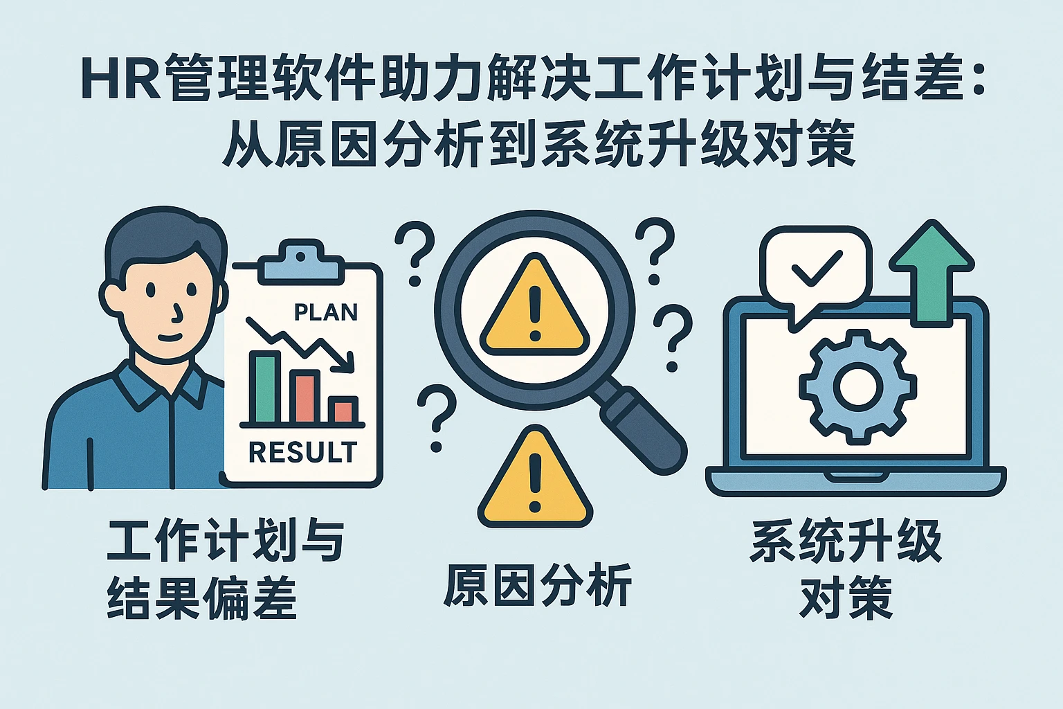 HR管理软件助力解决工作计划与结果偏差：从原因分析到系统升级对策