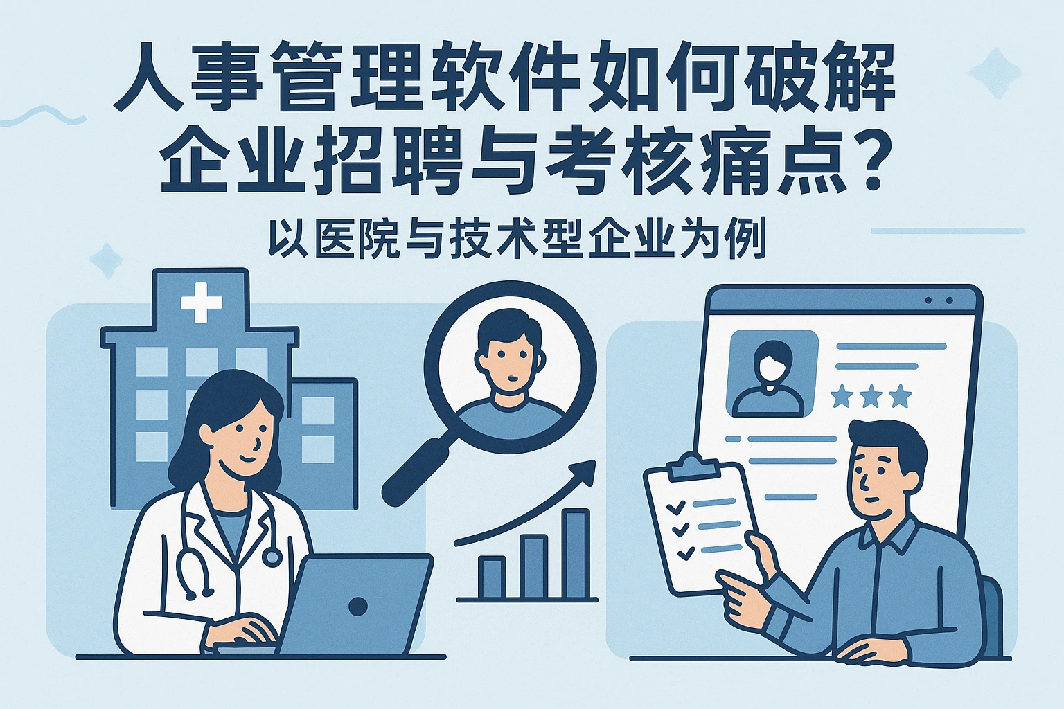 人事管理软件如何破解企业招聘与考核痛点？以医院与技术型企业为例
