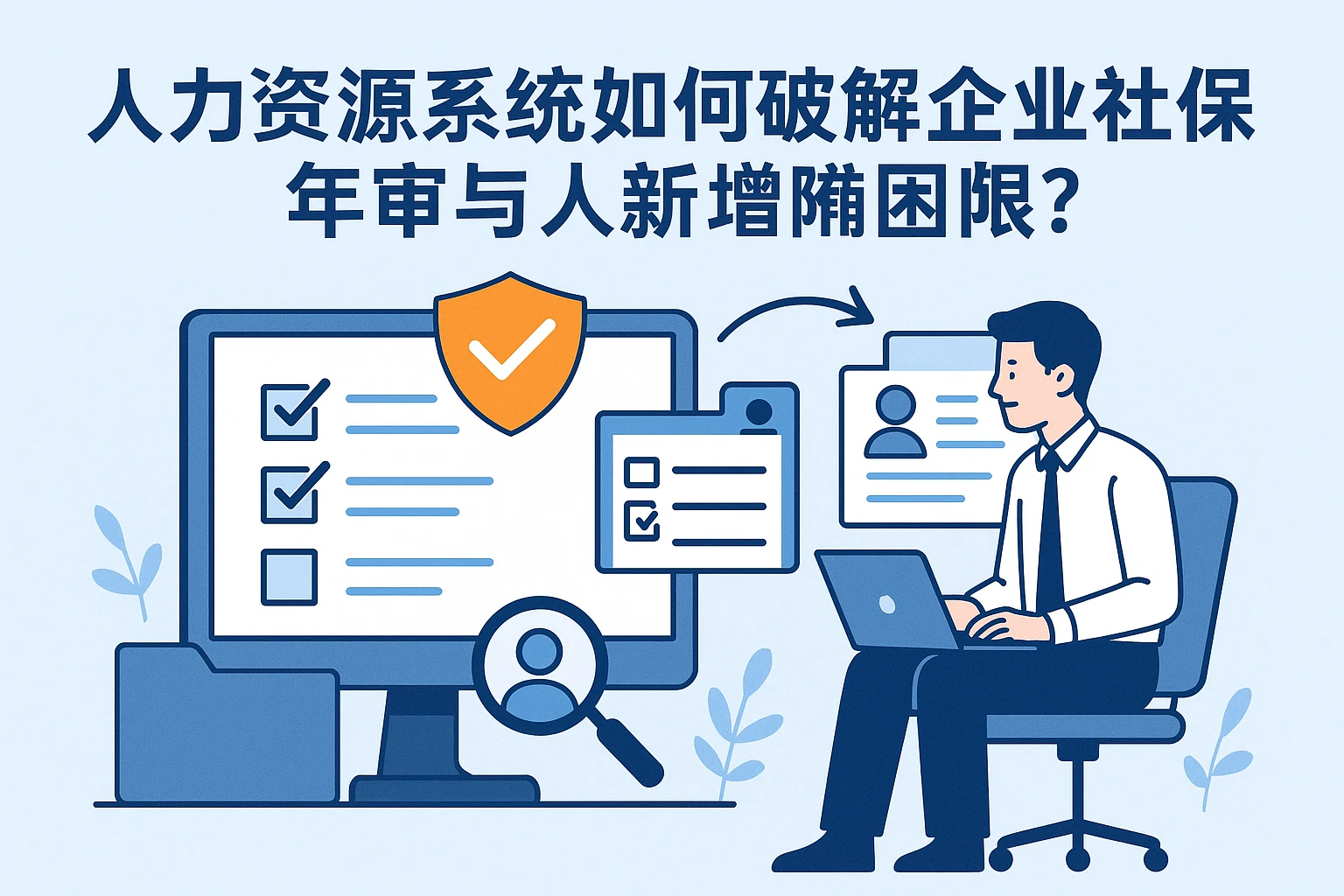人力资源系统如何破解企业社保年审与人员新增困境？