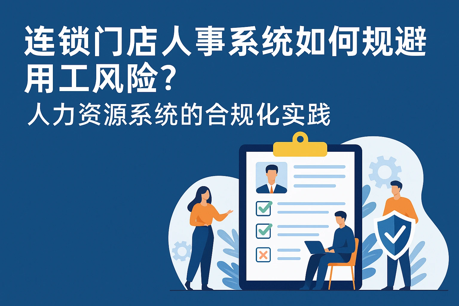 连锁门店人事系统如何规避用工风险?人力资源系统的合规化实践