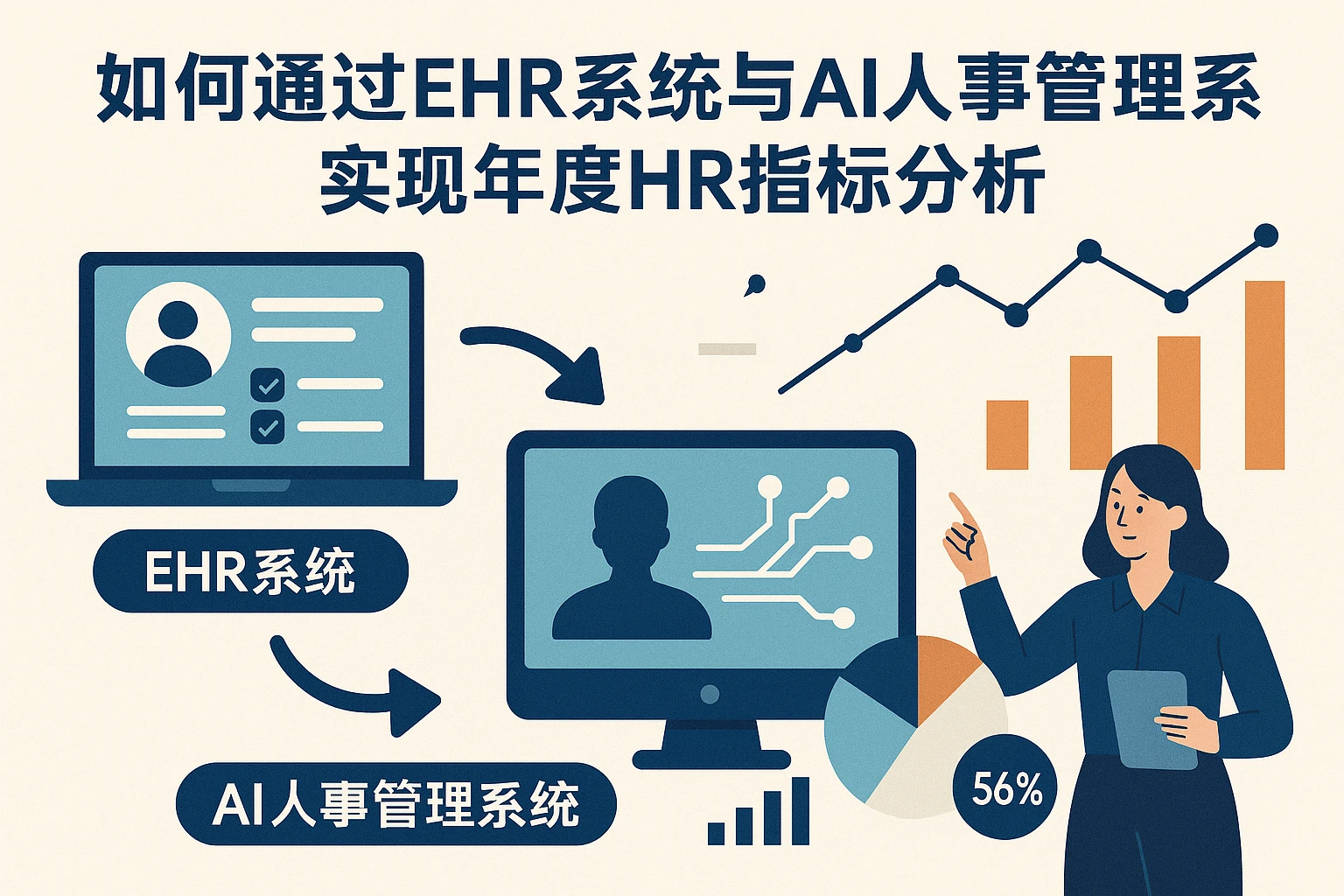 如何通过ehr系统与AI人事管理系统实现年度HR指标分析