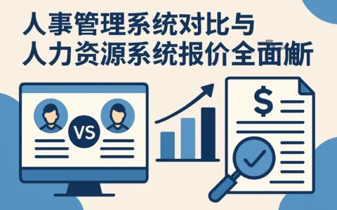 人事管理系统对比与人力资源系统报价全面解析