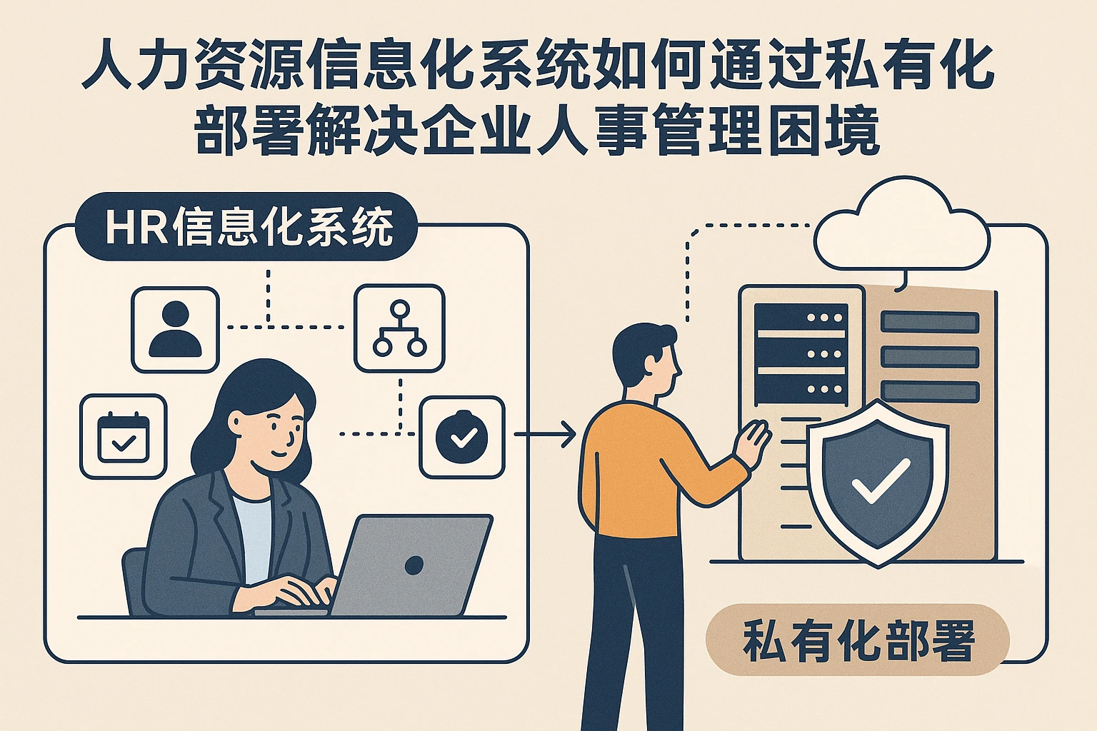 人力资源信息化系统如何通过私有化部署解决企业人事管理困境