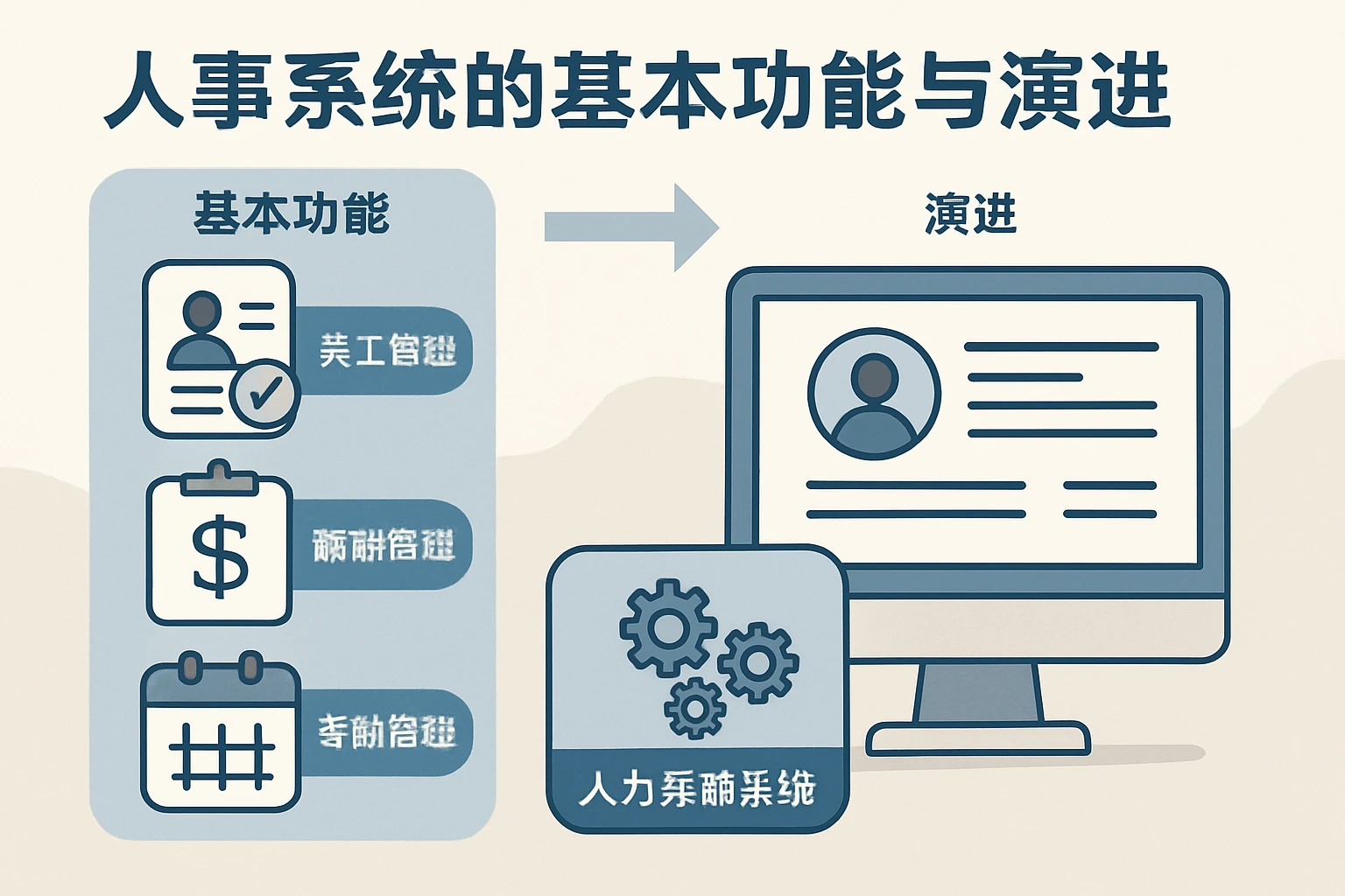 人事系统的基本功能与演进