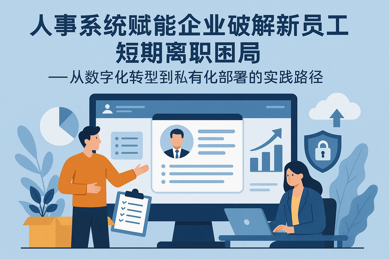 人事系统赋能企业破解新员工短期离职困局——从数字化转型到私有化部署的实践路径