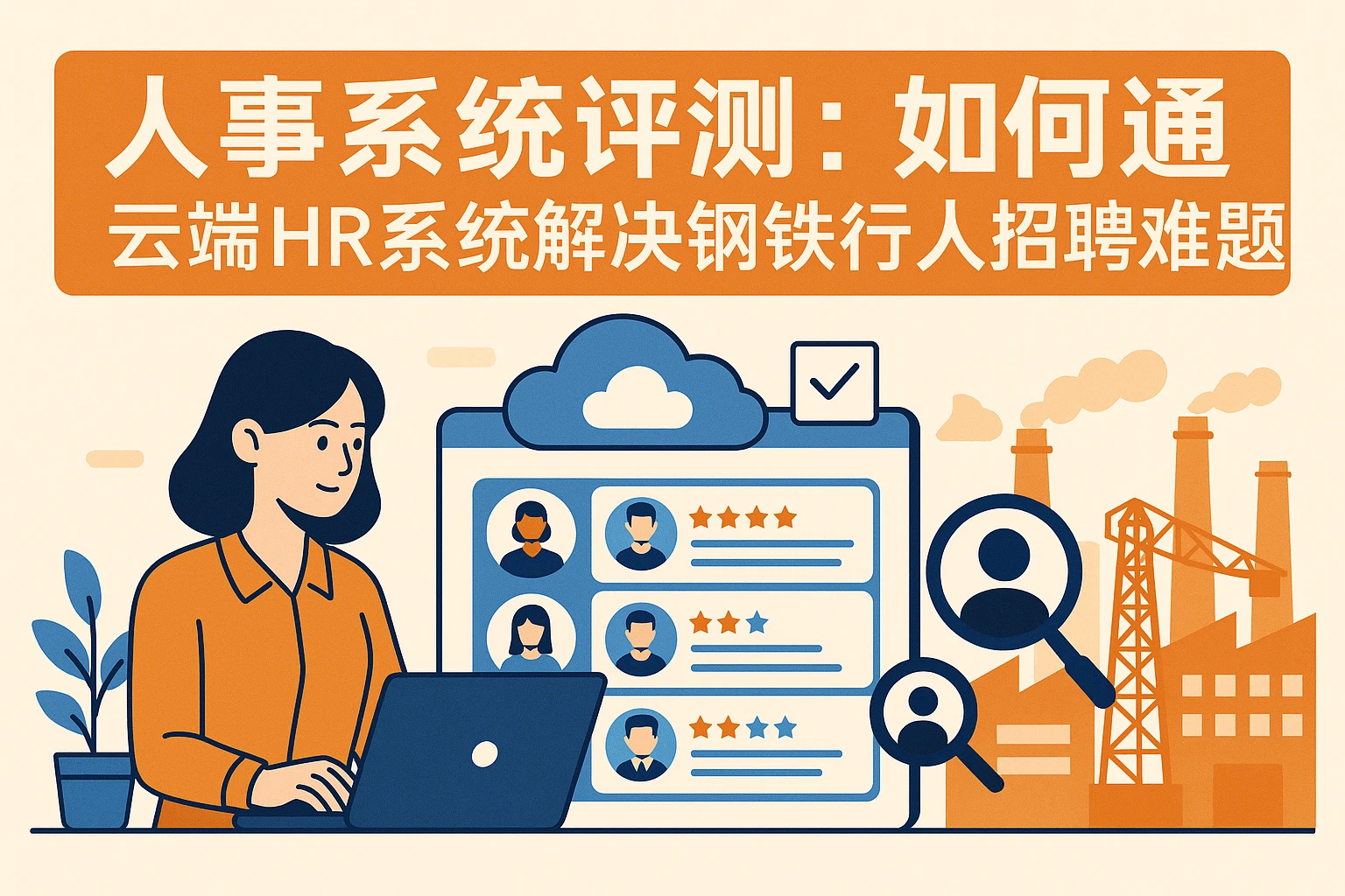 人事系统评测:如何通过云端HR系统解决钢铁行业人才招聘难题