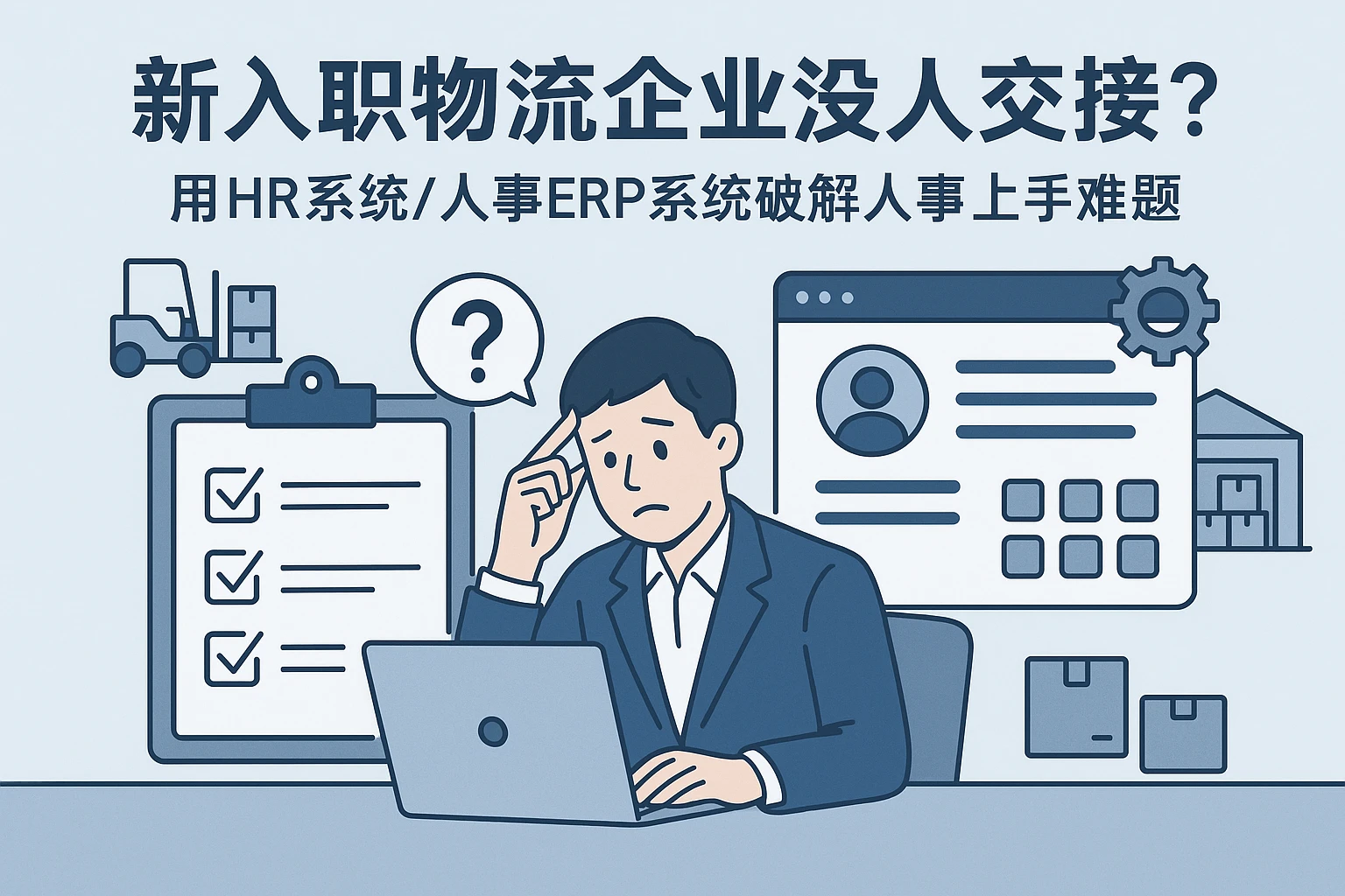 新入职物流企业没人交接?用HR系统/人事ERP系统破解人事上手难题