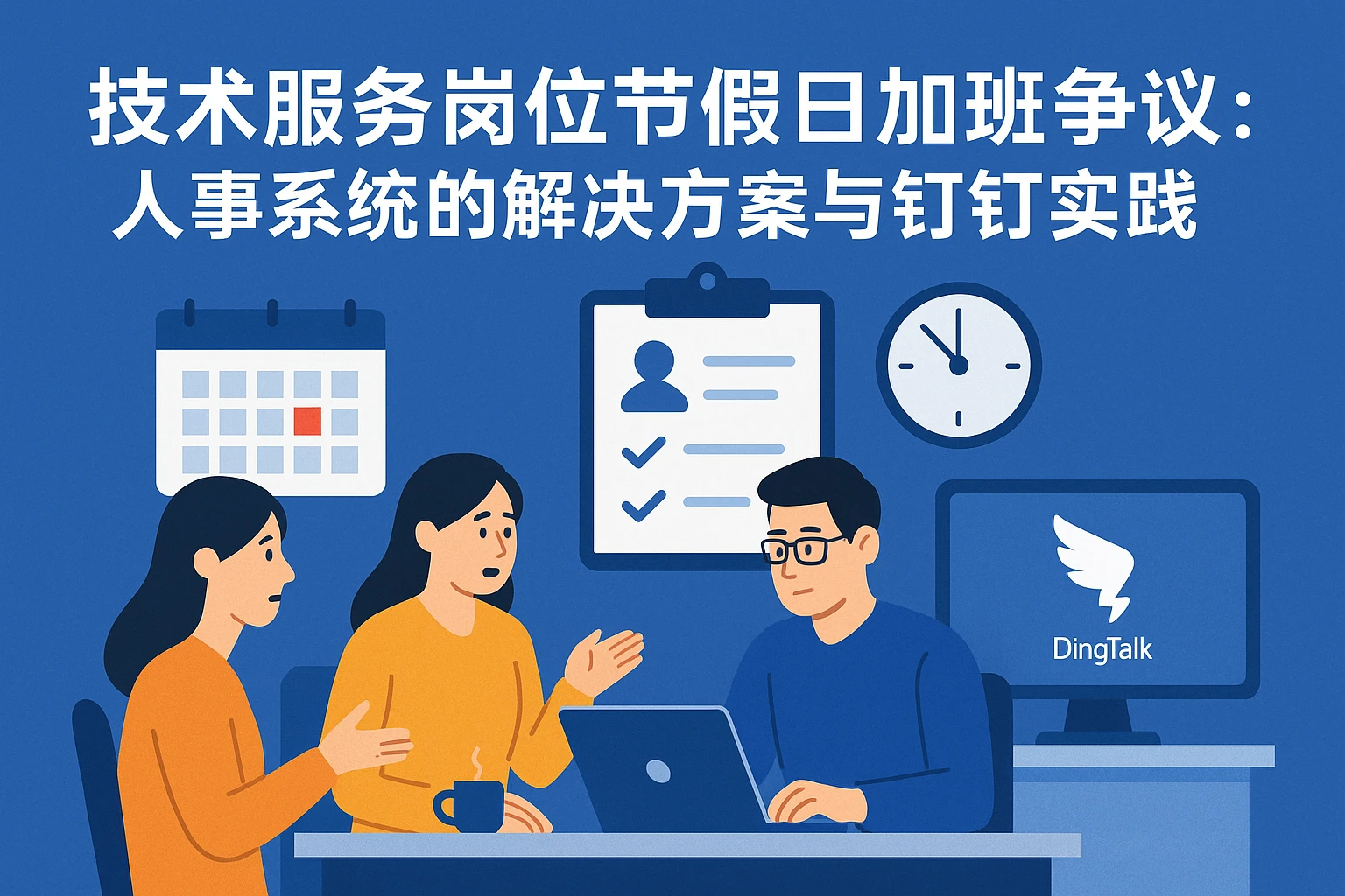 技术服务岗位节假日加班争议：人事系统的解决方案与钉钉实践