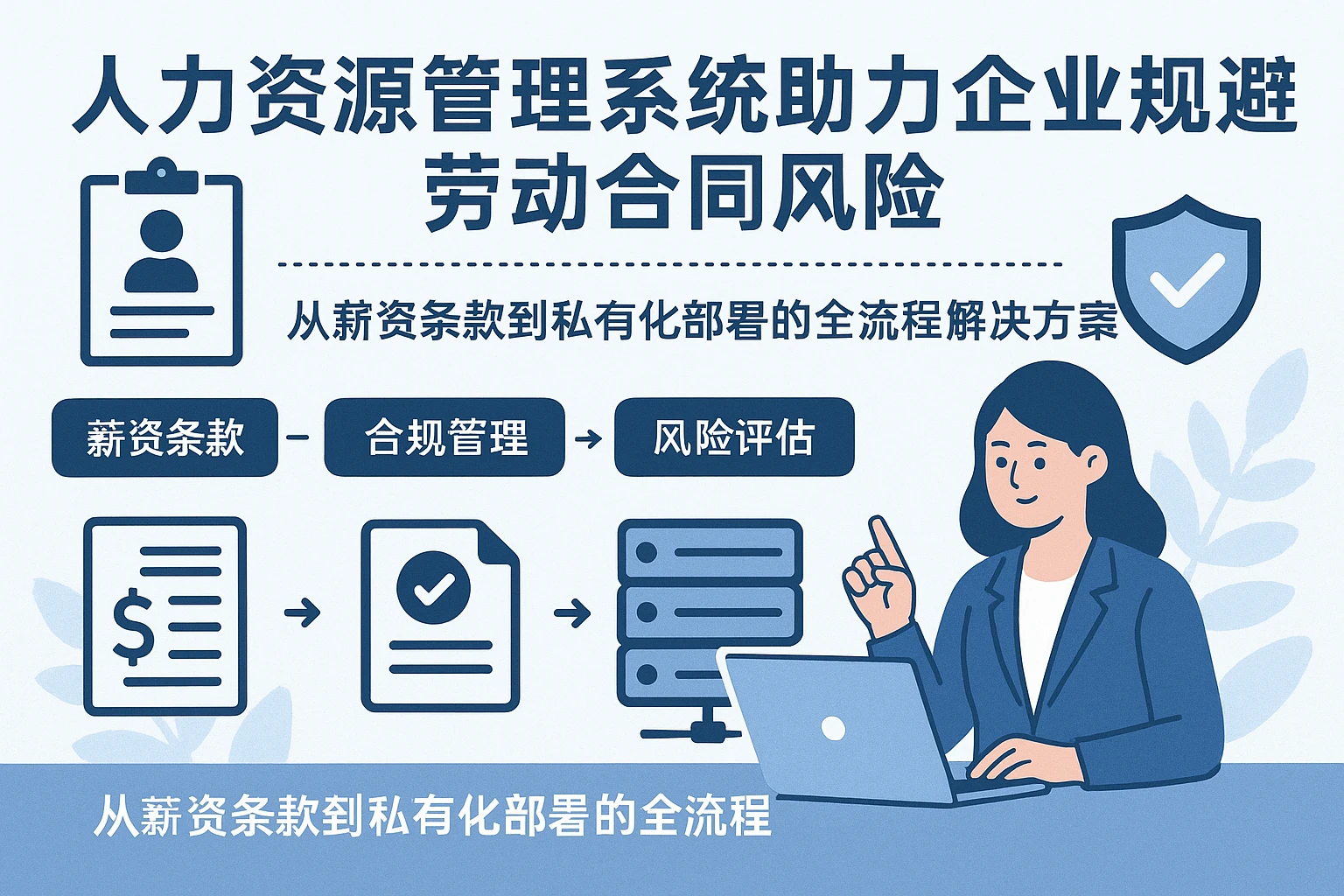 人力资源管理系统助力企业规避劳动合同风险：从薪资条款到私有化部署的全流程解决方案