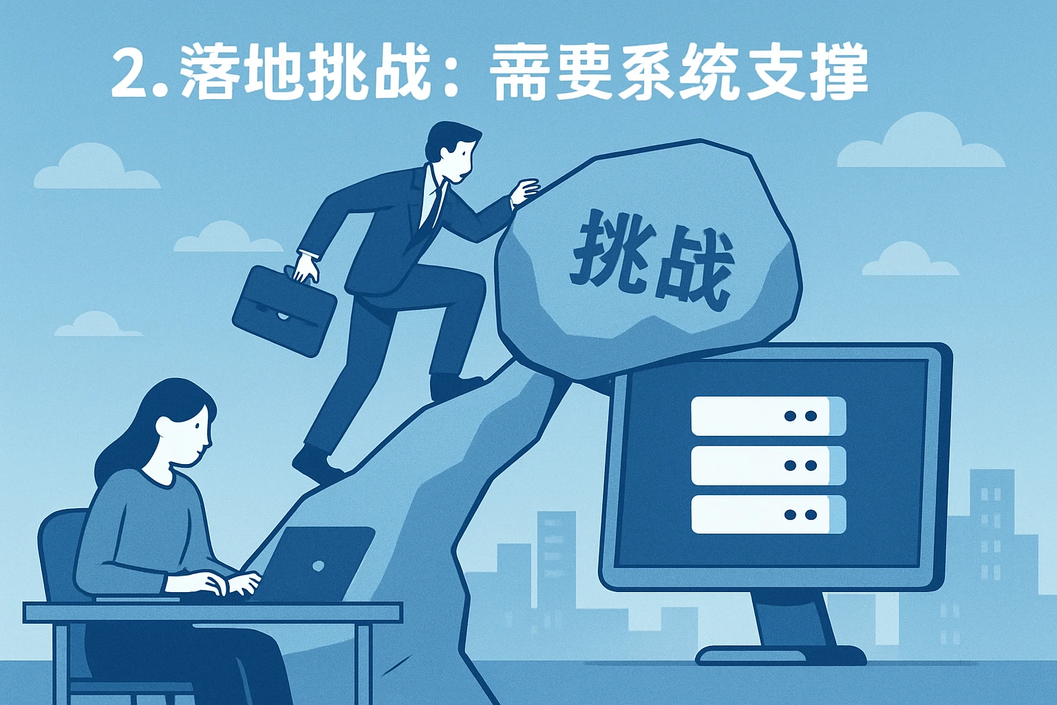 2. 落地挑战：需要系统支撑
