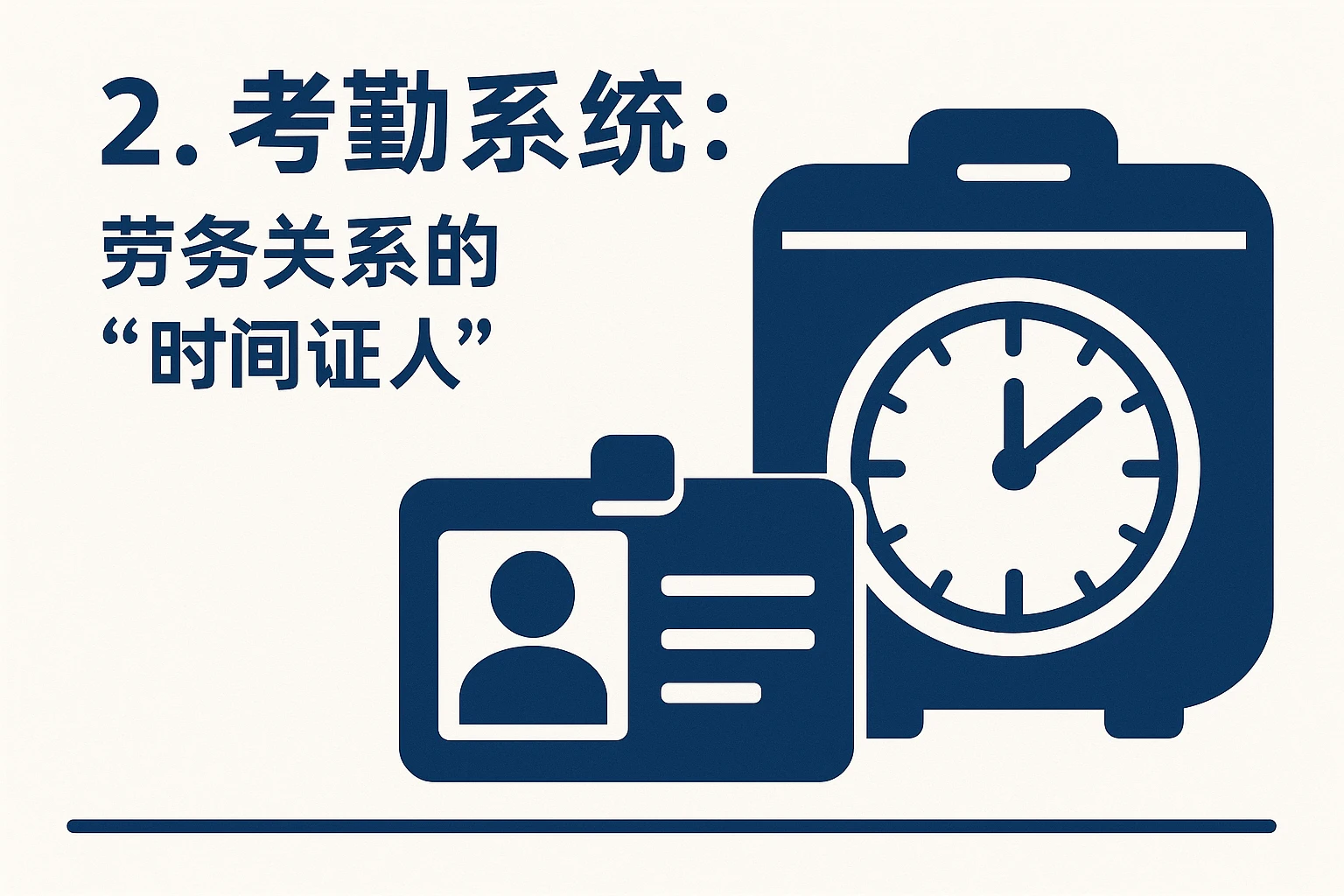 2. 考勤系统：劳务关系的“时间证人”