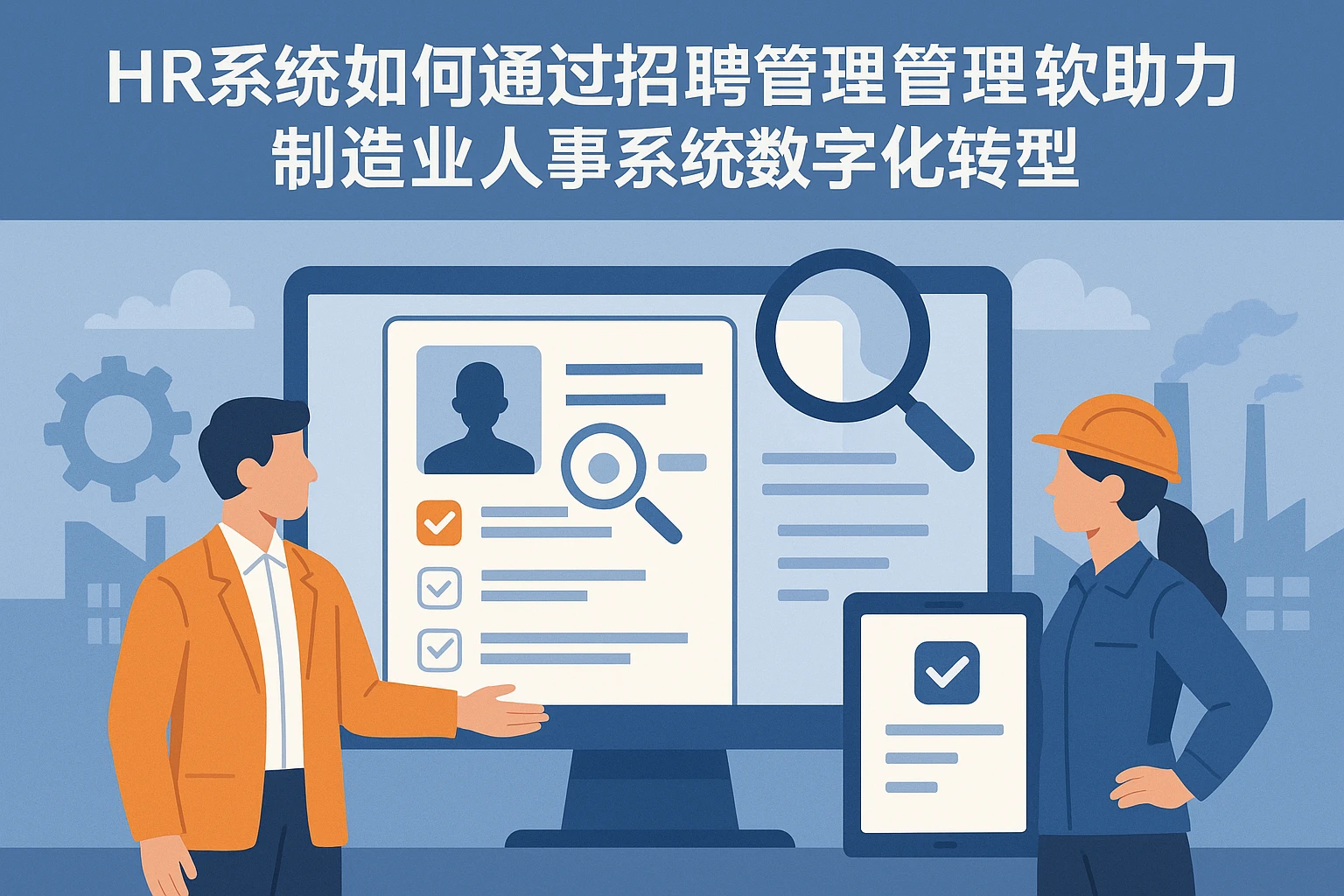 HR系统如何通过招聘管理软件助力制造业人事系统数字化转型