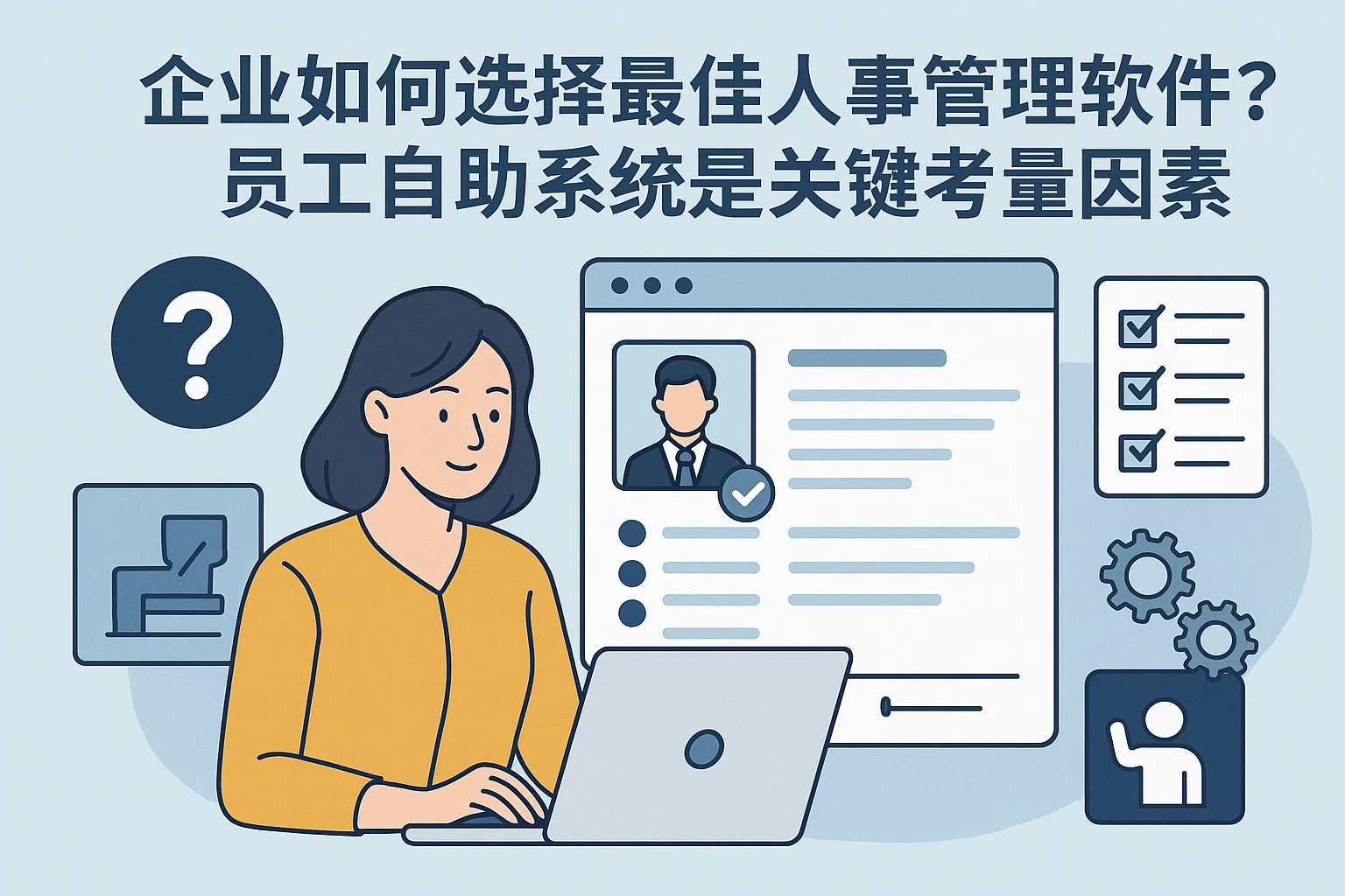 企业如何选择最佳人事管理软件？员工自助系统是关键考量因素