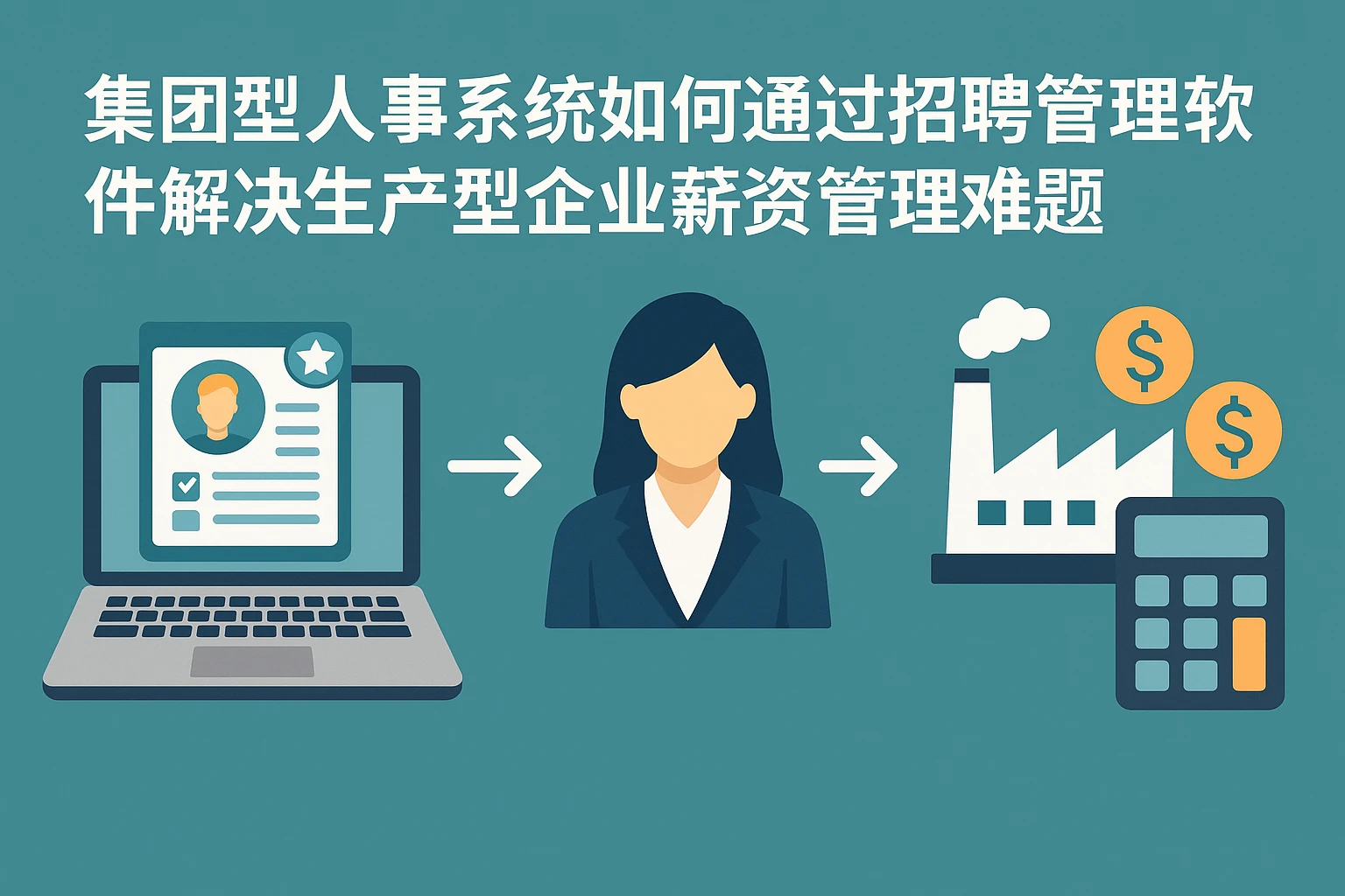 集团型人事系统如何通过招聘管理软件解决生产型企业薪资管理难题