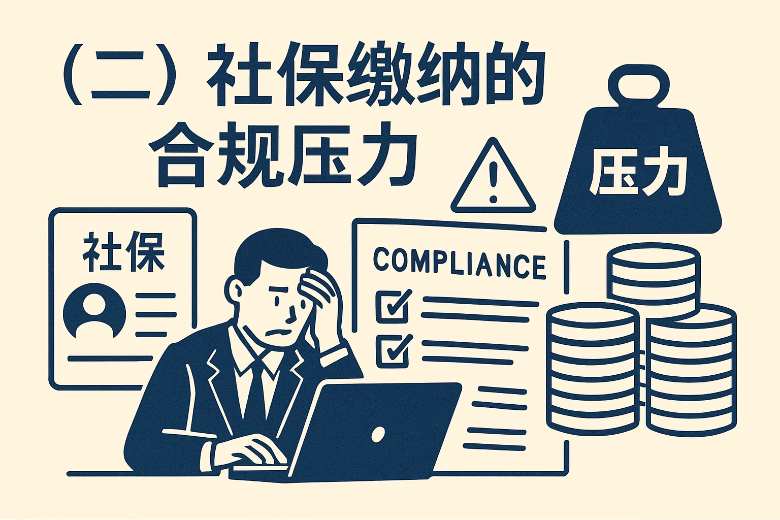 （二）社保缴纳的合规压力
