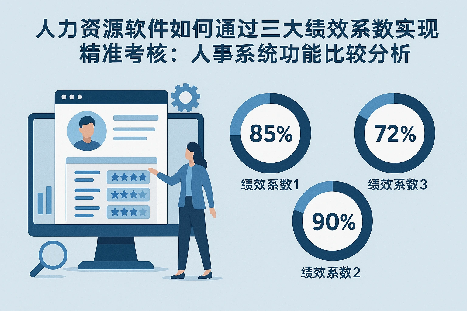 人力资源软件如何通过三大绩效系数实现精准考核:人事系统功能比较分析