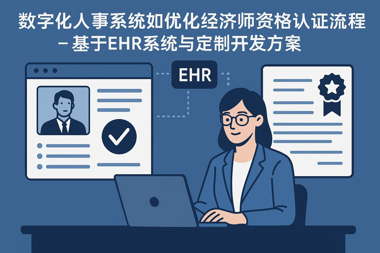 数字化人事系统如何优化经济师资格认证流程 - 基于EHR系统与定制开发方案