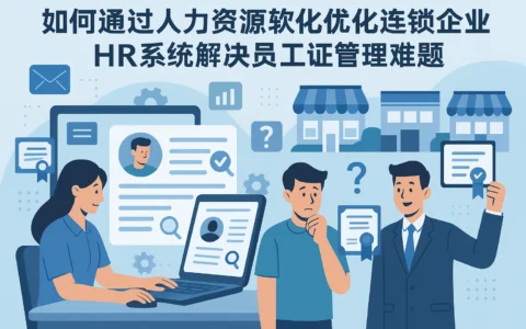 如何通过人力资源软件优化连锁企业HR系统，解决员工证书管理难题