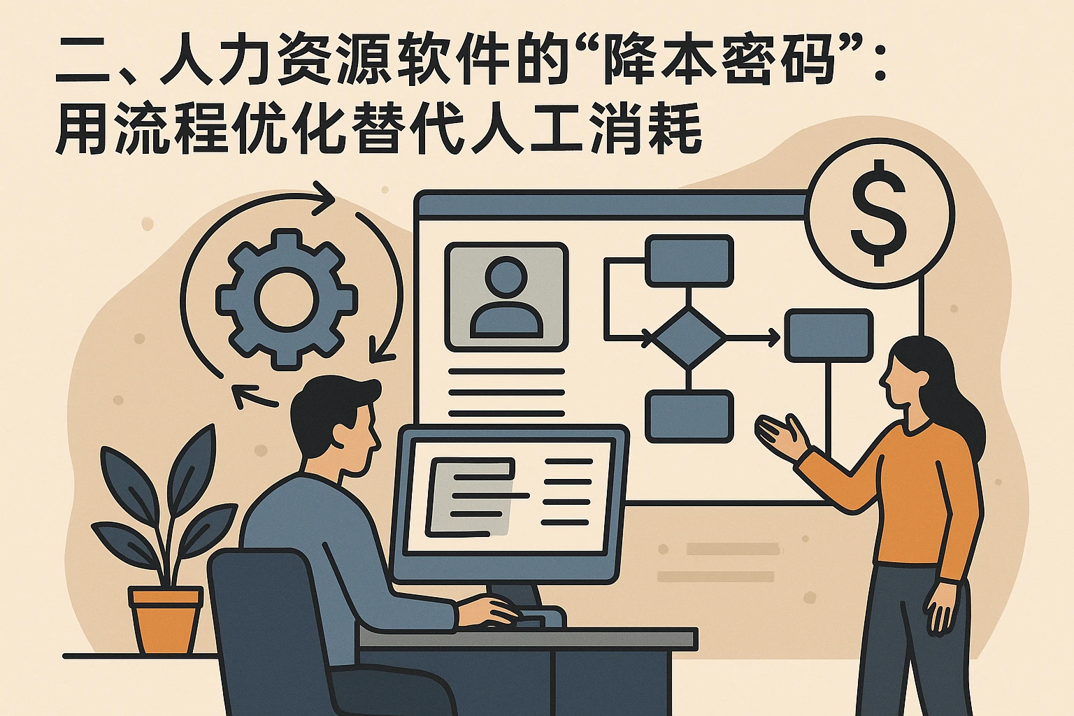 二、人力资源软件的“降本密码”：用流程优化替代人工消耗