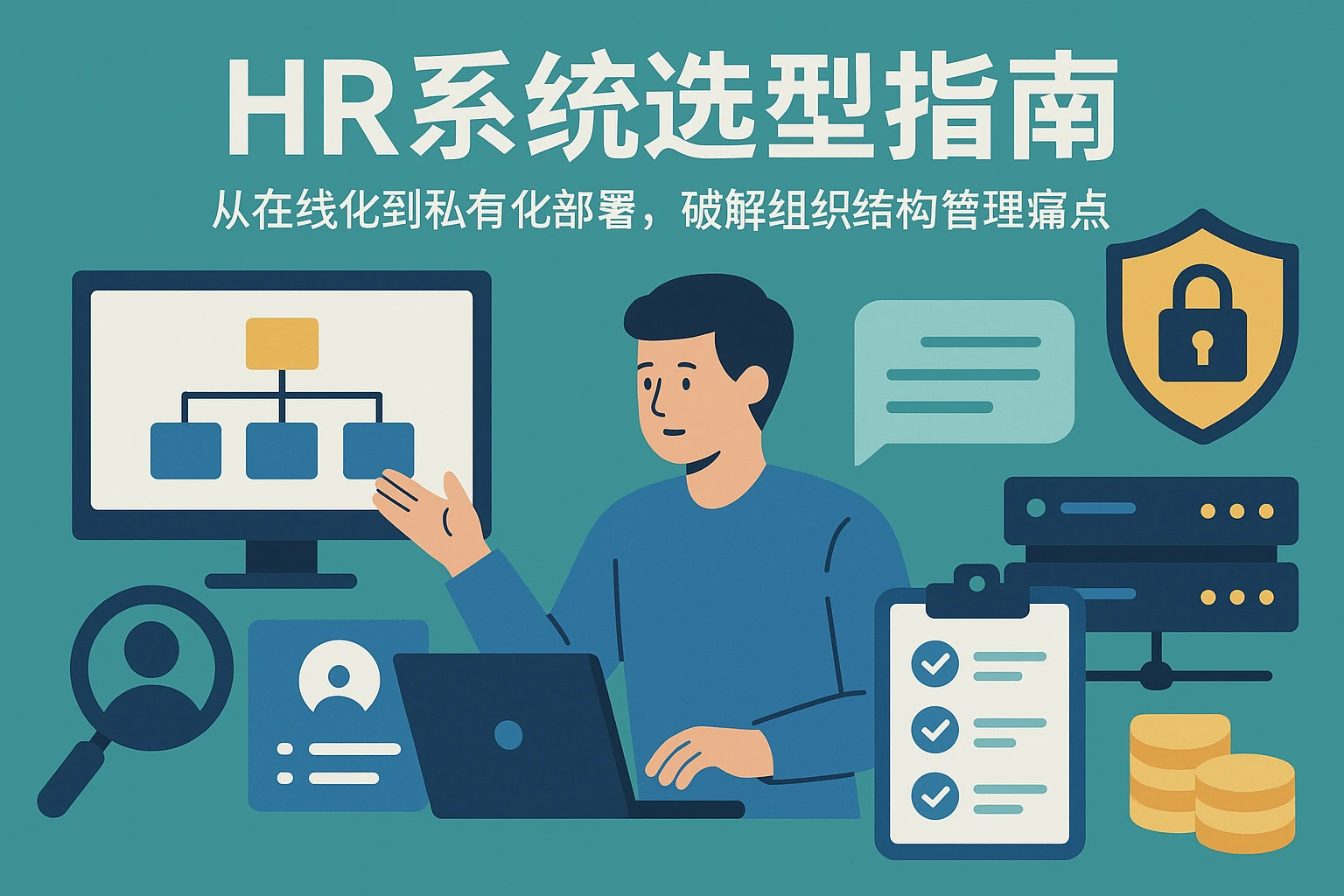 HR系统选型指南：从在线化到私有化部署，破解组织结构管理痛点