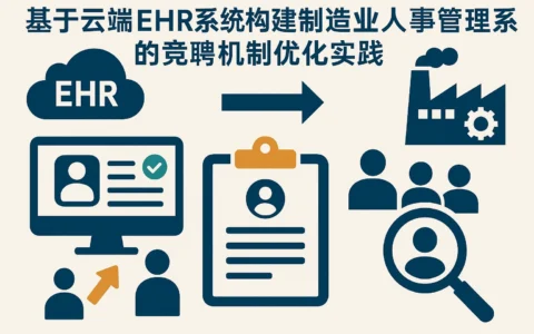 基于云端EHR系统构建制造业人事管理系统的竞聘机制优化实践