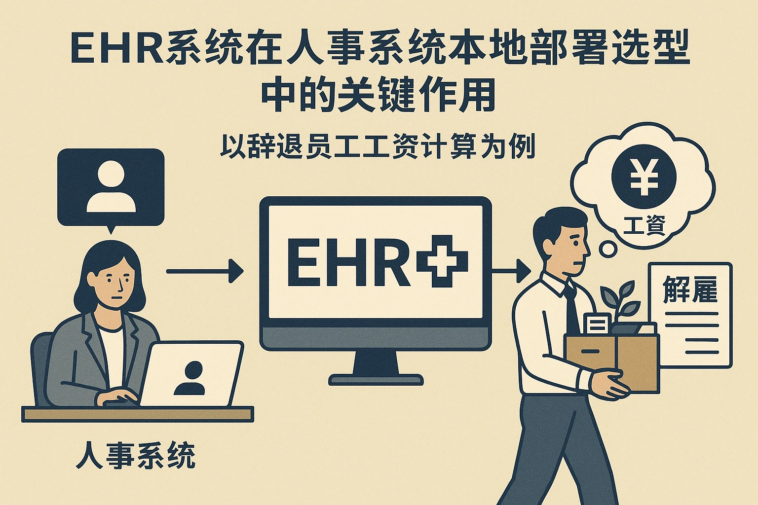 EHR系统在人事系统本地部署选型中的关键作用:以辞退员工工资计算为例