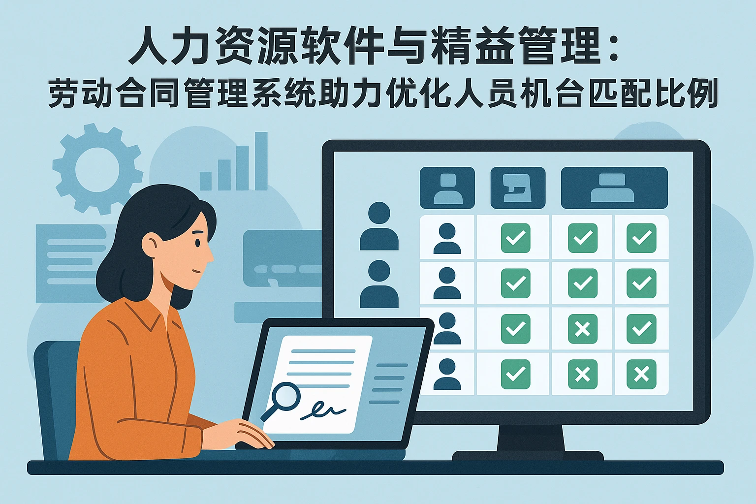 人力资源软件与精益管理:劳动合同管理系统助力优化人员机台匹配比例