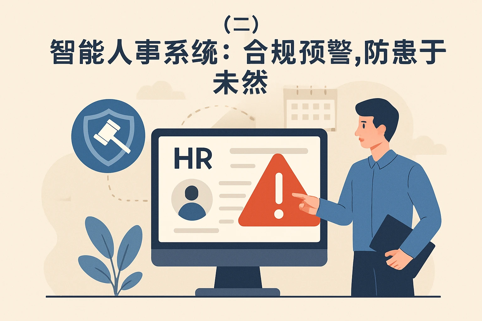 （二）智能人事系统：合规预警，防患于未然