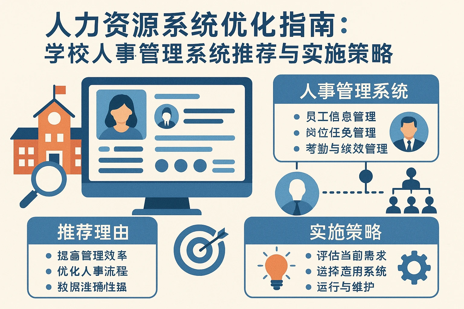 人力资源系统优化指南：学校人事管理系统推荐与实施策略