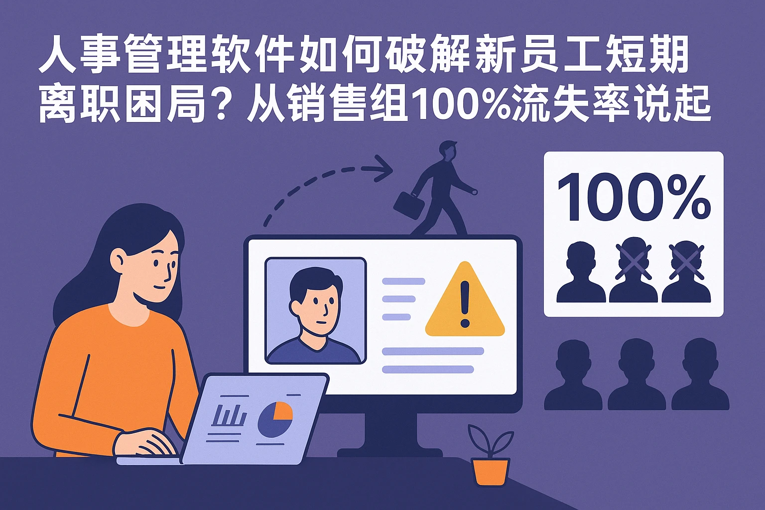 人事管理软件如何破解新员工短期离职困局?从销售组100%流失率说起