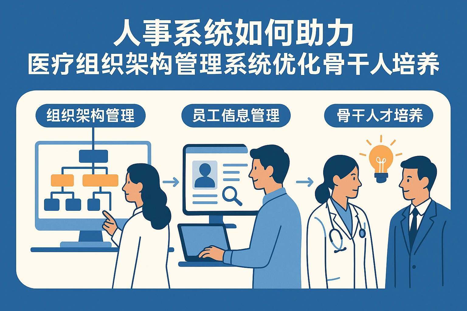 人事系统如何助力医疗组织架构管理系统优化骨干人才培养