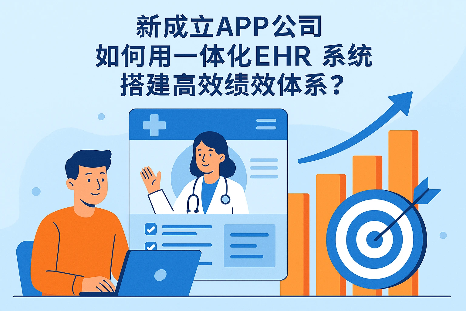 新成立APP公司如何用一体化EHR系统搭建高效绩效体系?